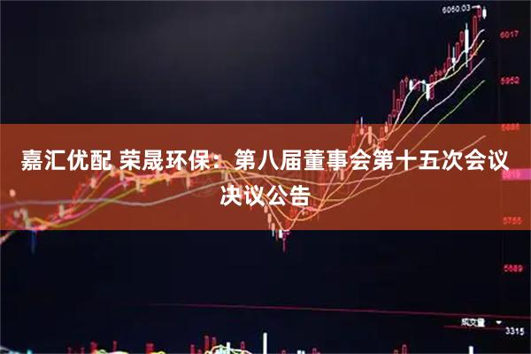 嘉汇优配 荣晟环保：第八届董事会第十五次会议决议公告