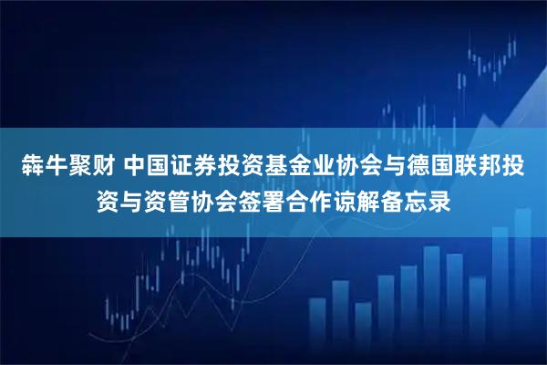 犇牛聚财 中国证券投资基金业协会与德国联邦投资与资管协会签署合作谅解备忘录